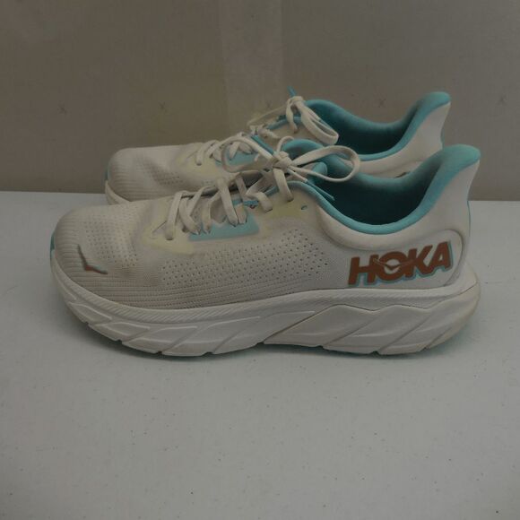HOKA Arahi 7 Women’s Running Shoes 10.5 D - Frost/Rose Gold 1147890 FTRS - Picture 5 of 8